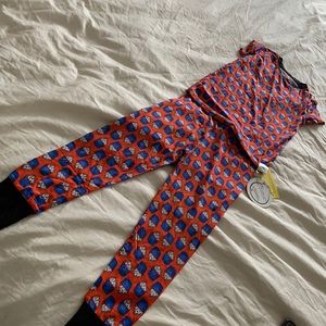 2 Puc Loungewear set in cupcakes Bambo viscose